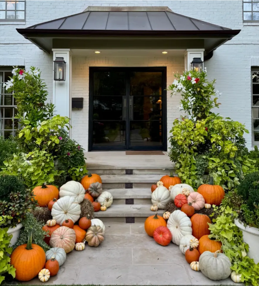 Premium Porch Pumpkin Arrangement Package